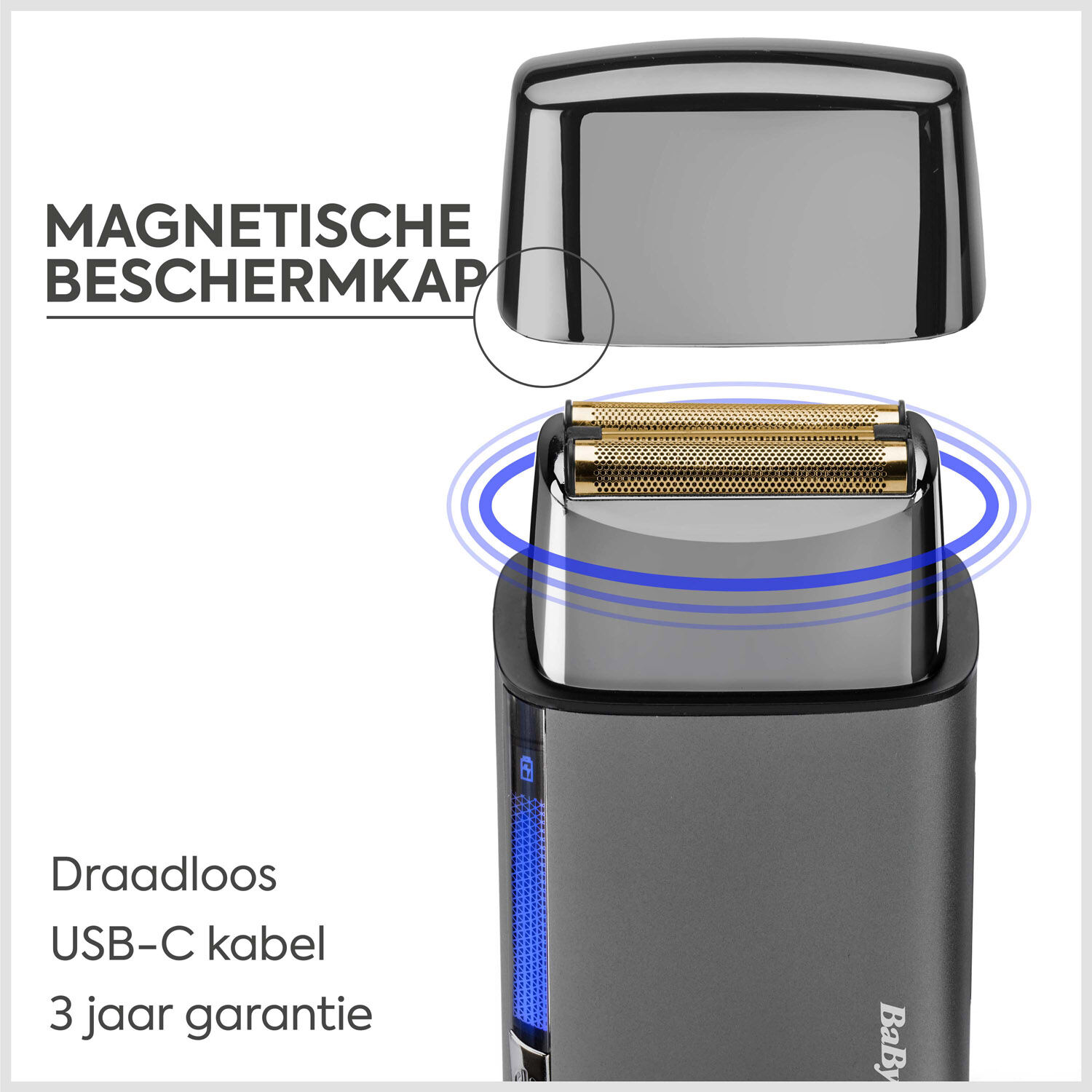 Super-X Metal Series Scheerapparaat met dubbele scheerfolie